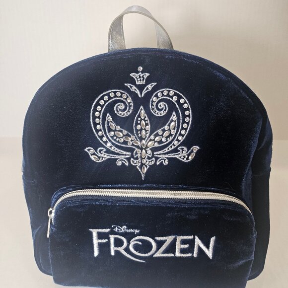 Disney Frozen The Musical Mini Backpack Blue Velvet - Picture 2 of 12